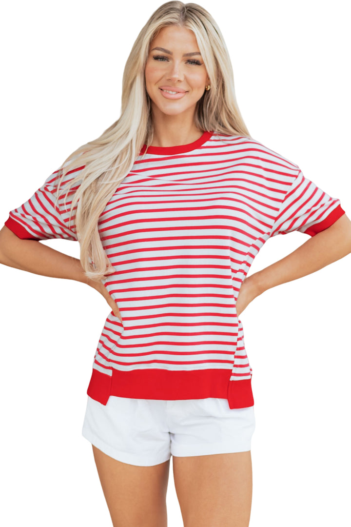 Drop Shoulder Half Sleeve T Shirt