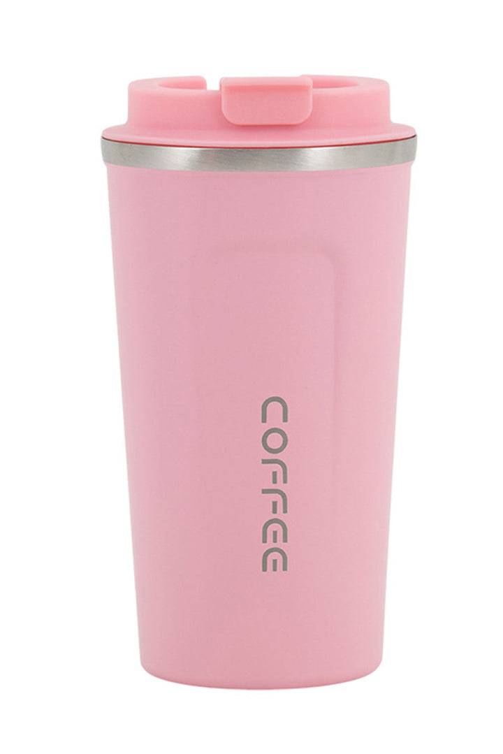 Tasse à café de voyage isotherme et réutilisable en acier inoxydable de 510 ml