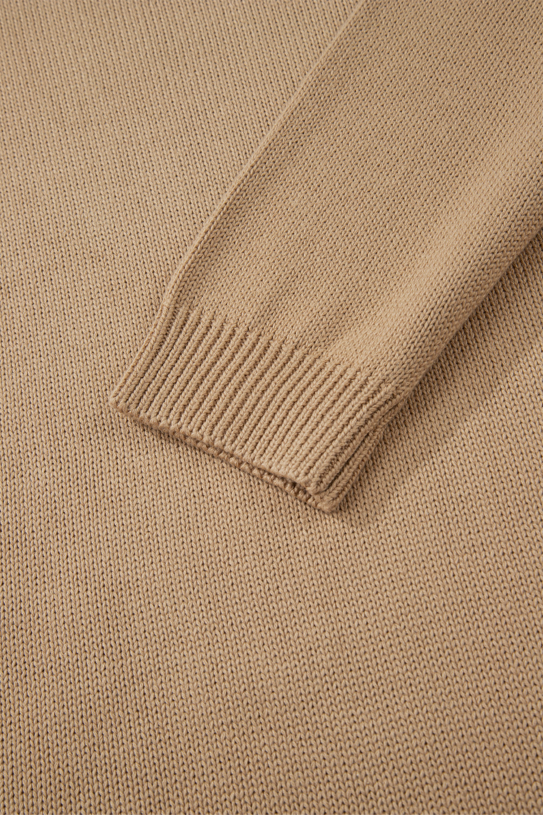 Pale Khaki Exposed Seam Oversize Sweater Mini Dress