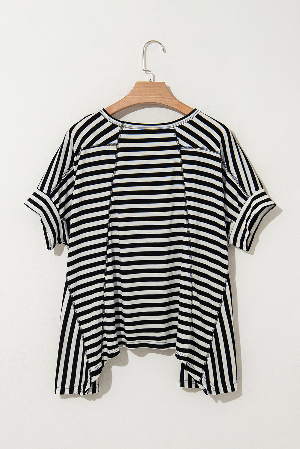 Batwing Sleeve Crewneck Oversized Top