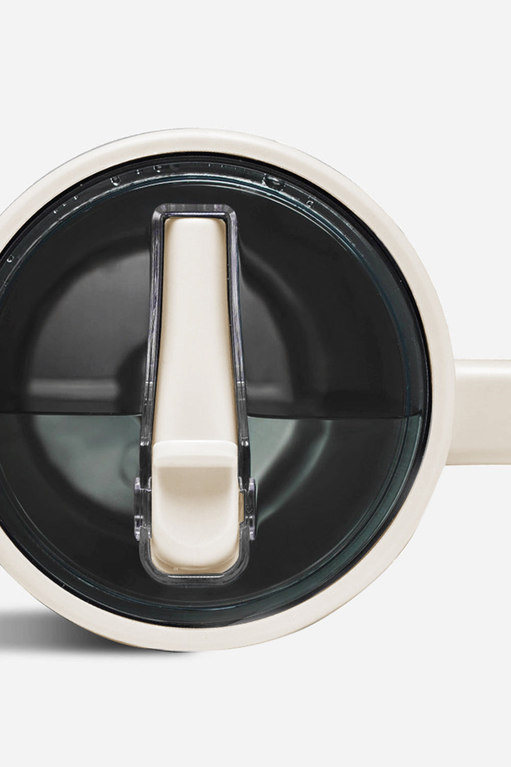 Grande tasse à vide avec poignée en acier inoxydable givré et paille 40 oz