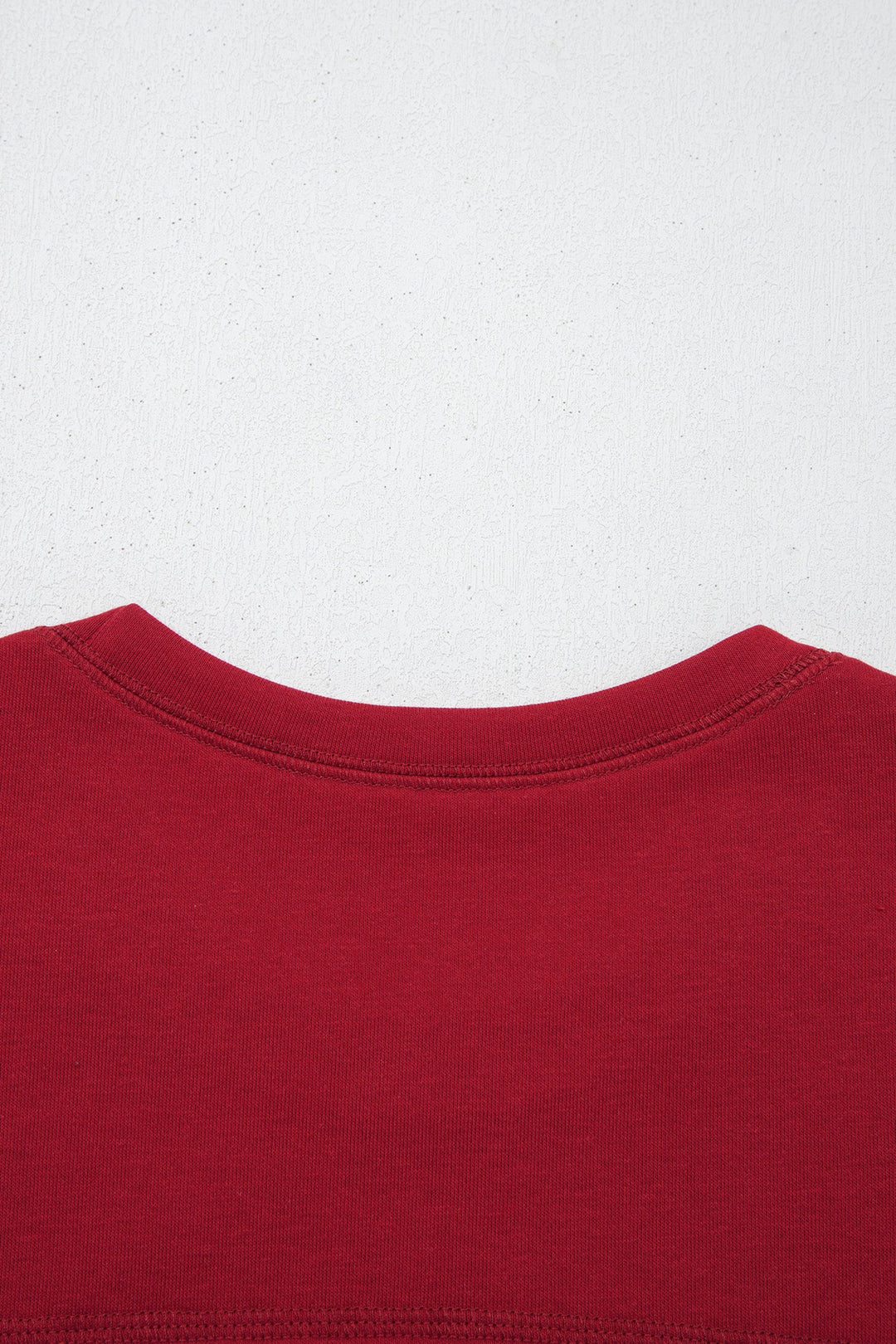 Racing Red Drop Shoulder Boxy Tee and Barrel Pants Set