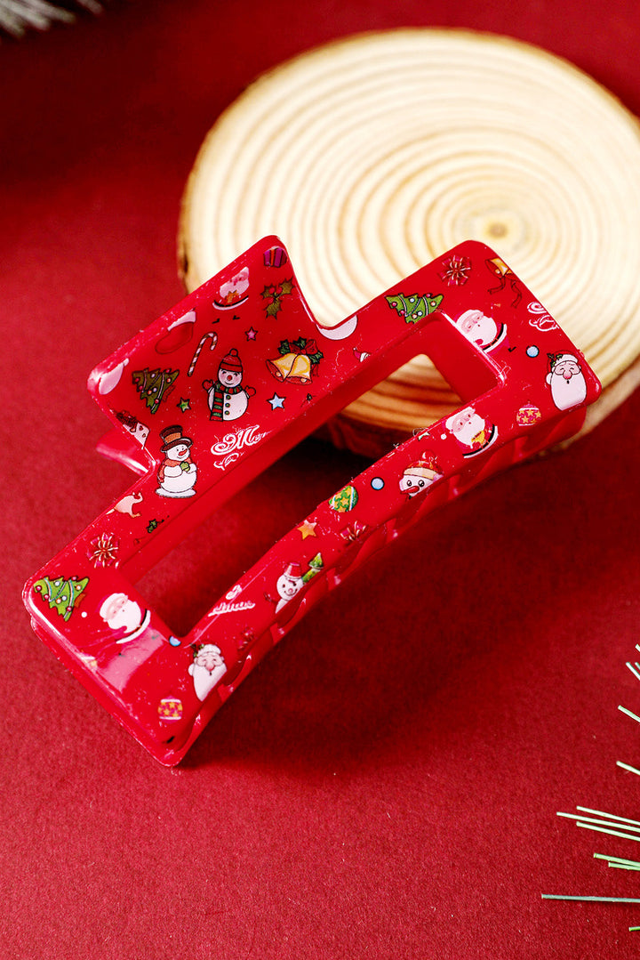 Pince à cheveux ajourée à motif de Noël