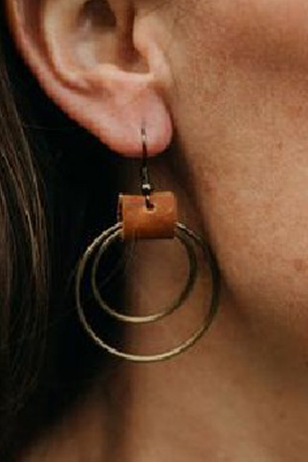 Vintage Hoop Hook Earrings