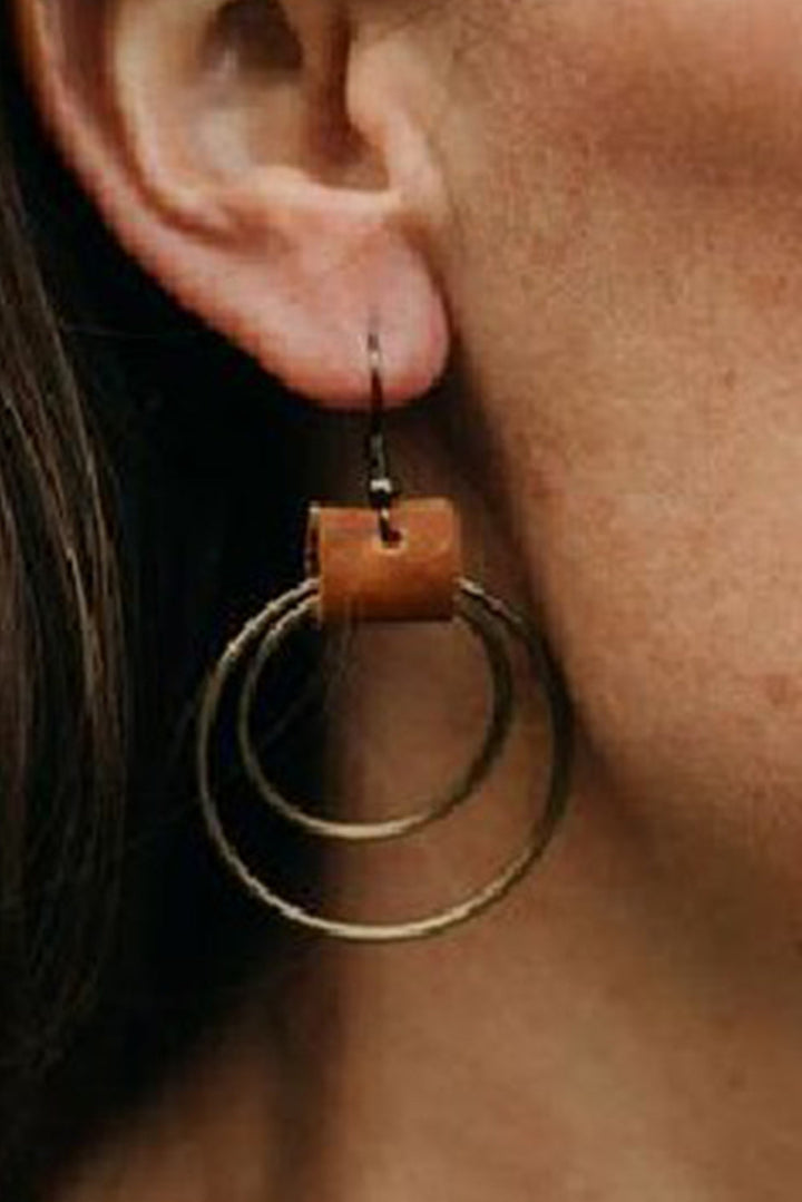 Vintage Hoop Hook Earrings