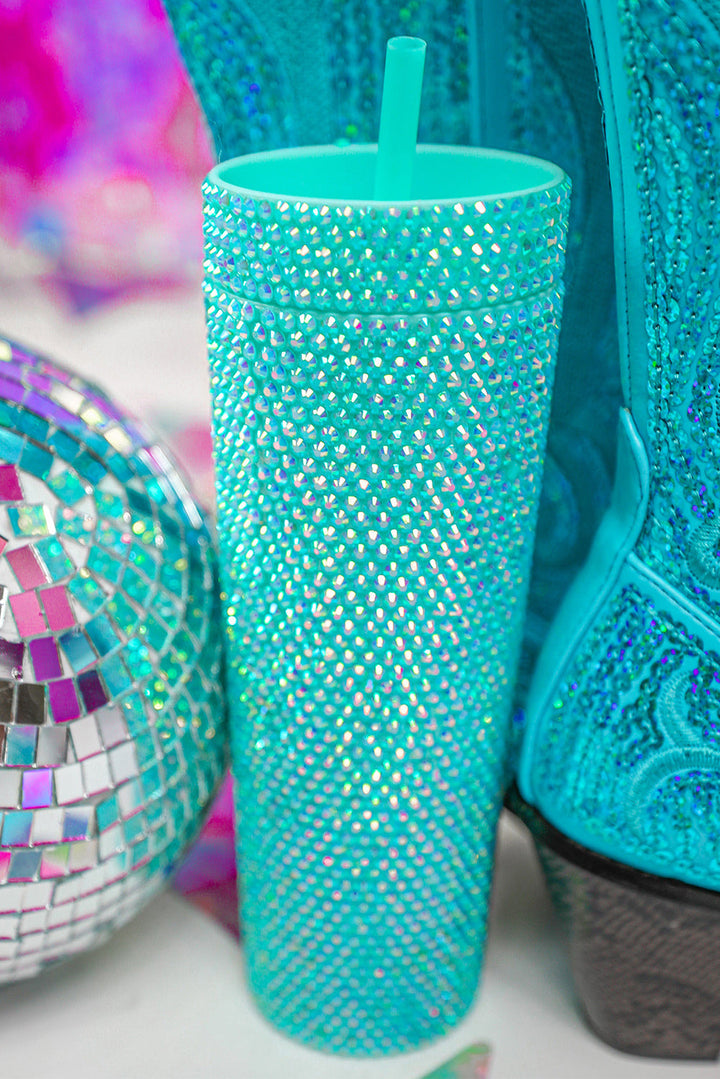 Full Rhinestone Straw Cup 40oz