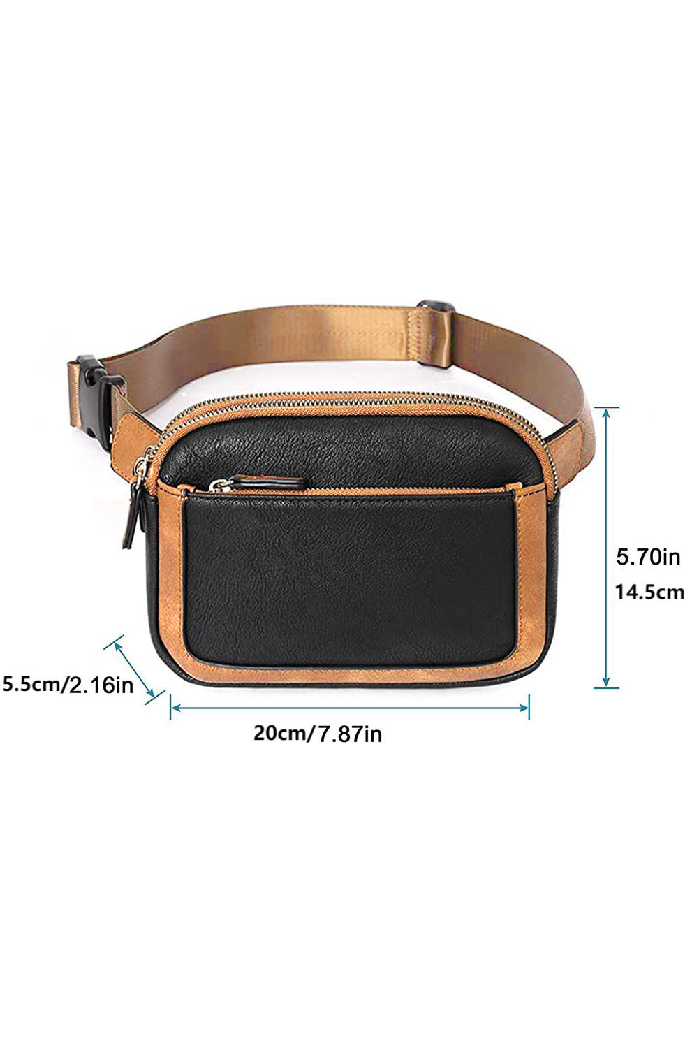 Adjustable Strap Mini PU Leather Crossbody Bag