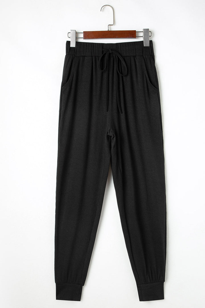 split long cardigan and skinny pants lounge set 1
