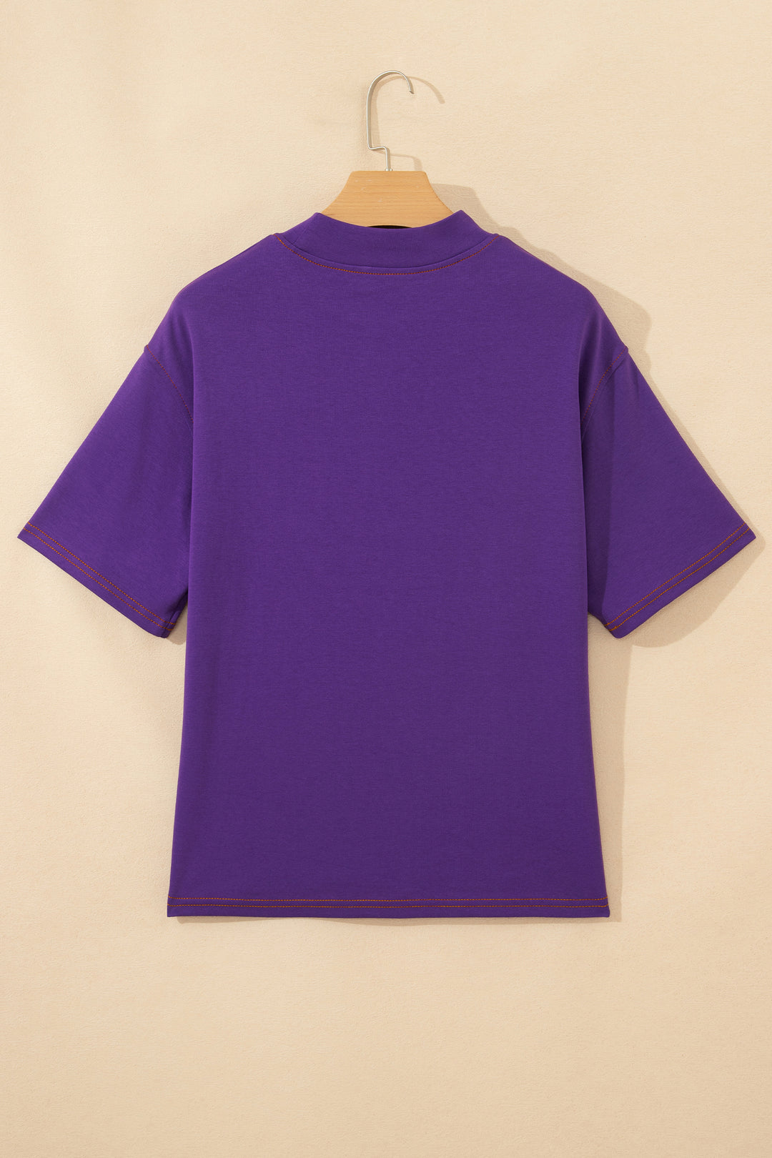 Reversible Contrast-Stitched T-Shirt