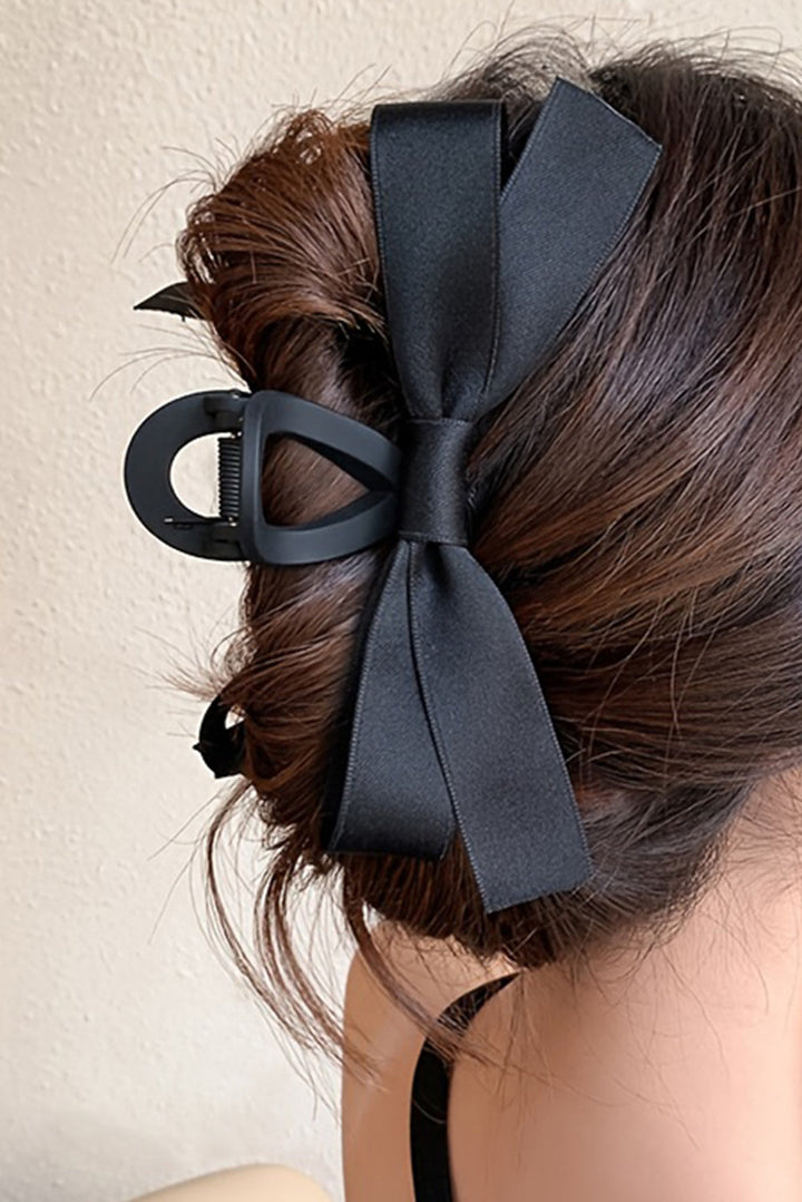 Grande pince à cheveux décorative en forme de nœud
