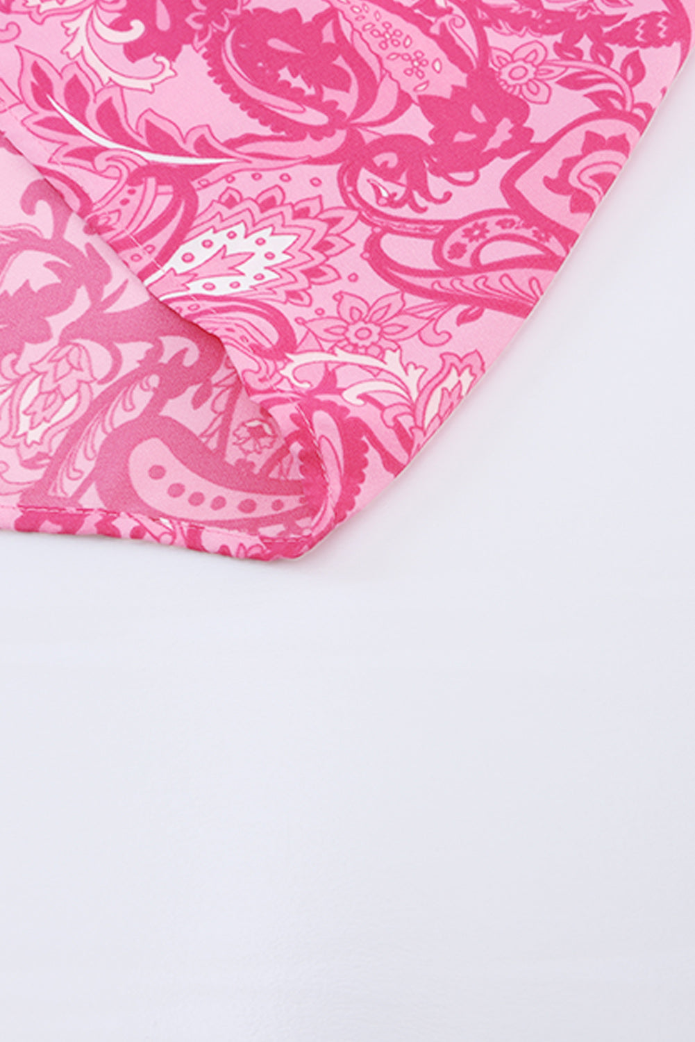 Paisley Print Boho Holiday Ruffle Tiered Maxi Dress