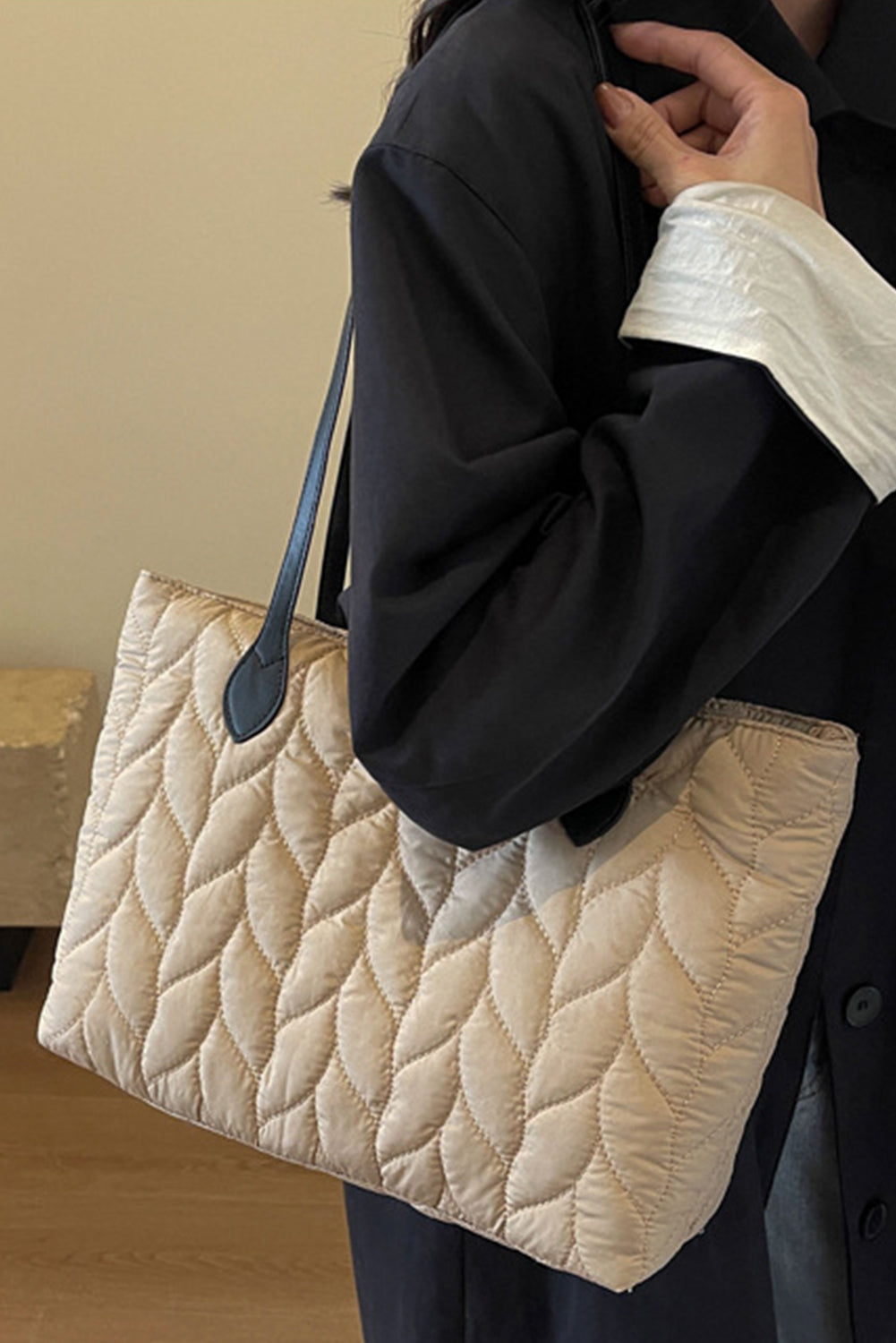 Leafy Quilted Fashion One Shoulder Bag
