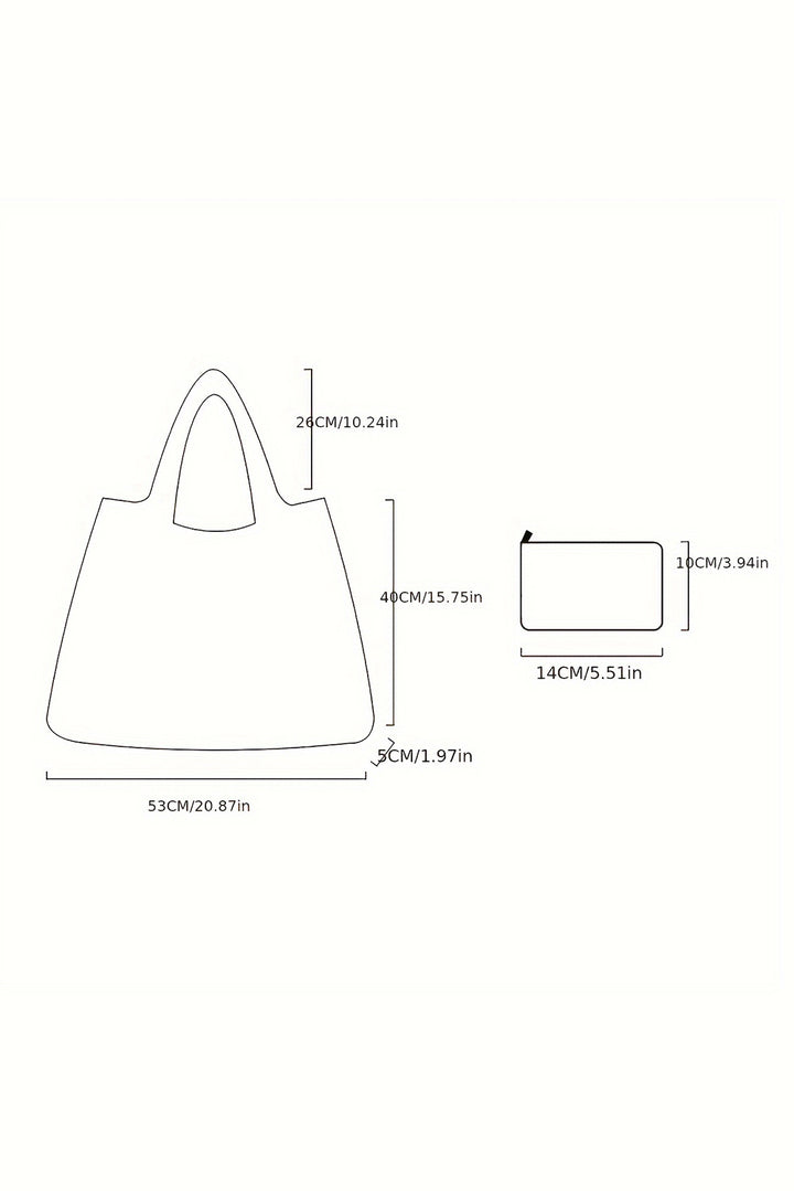 Large Foldable Christmas Holiday Reusable Oxford Bag