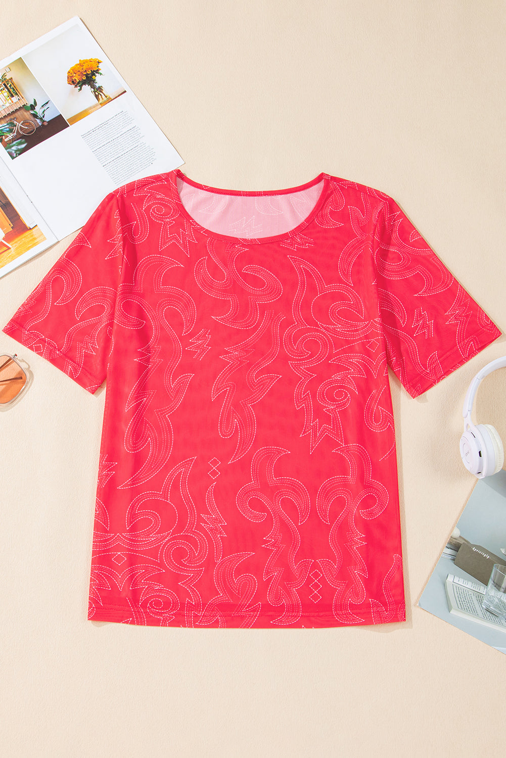 western girls mesh t shirt