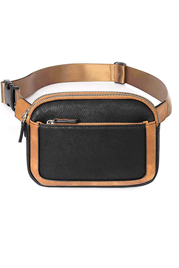 Adjustable Strap Mini PU Leather Crossbody Bag
