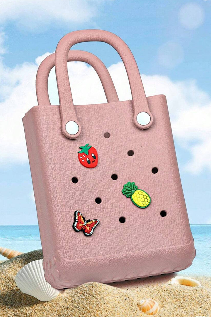 Waterproof EVA Random Decorations Hollow Tote Bag