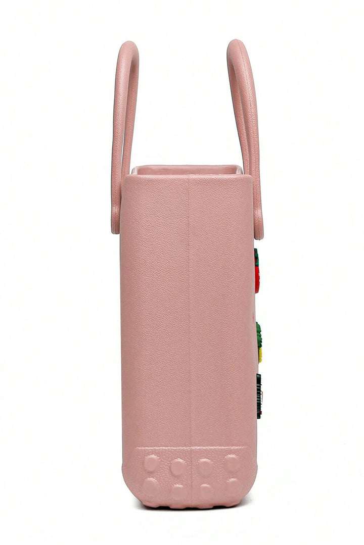 Waterproof EVA Random Decorations Hollow Tote Bag