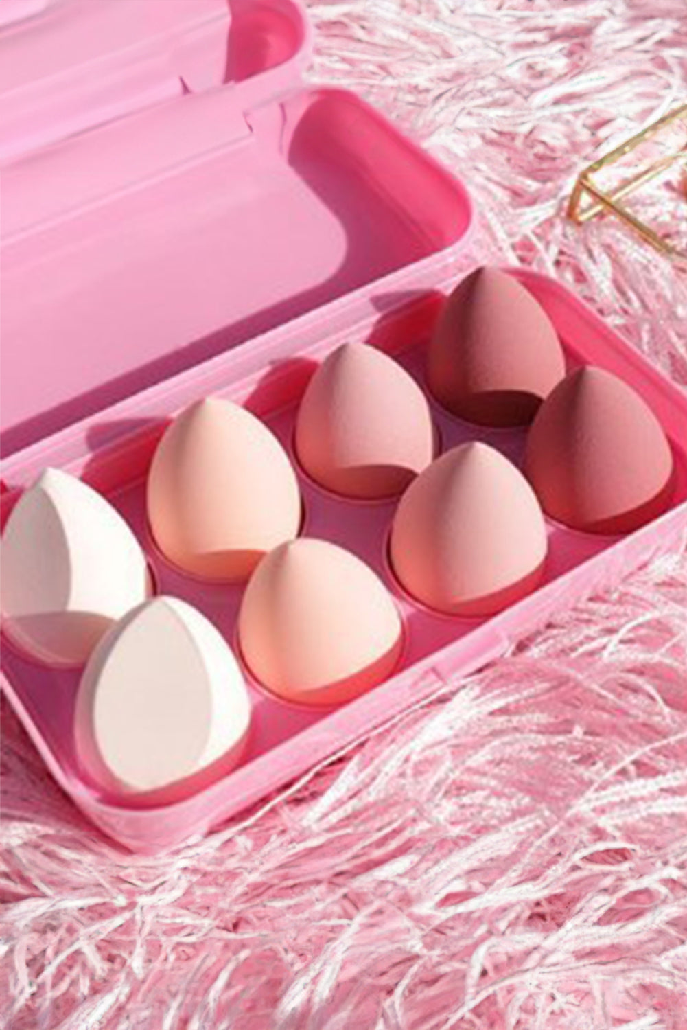 4pcs Water Drop Shape Makeup Sponge