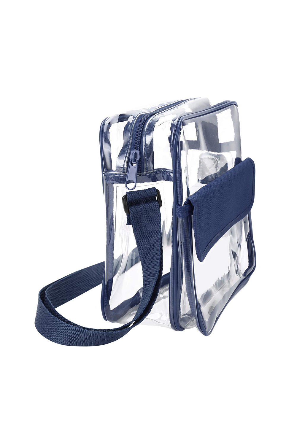 PVC Patchwork Adjustable Strap Square Crossbody Bag