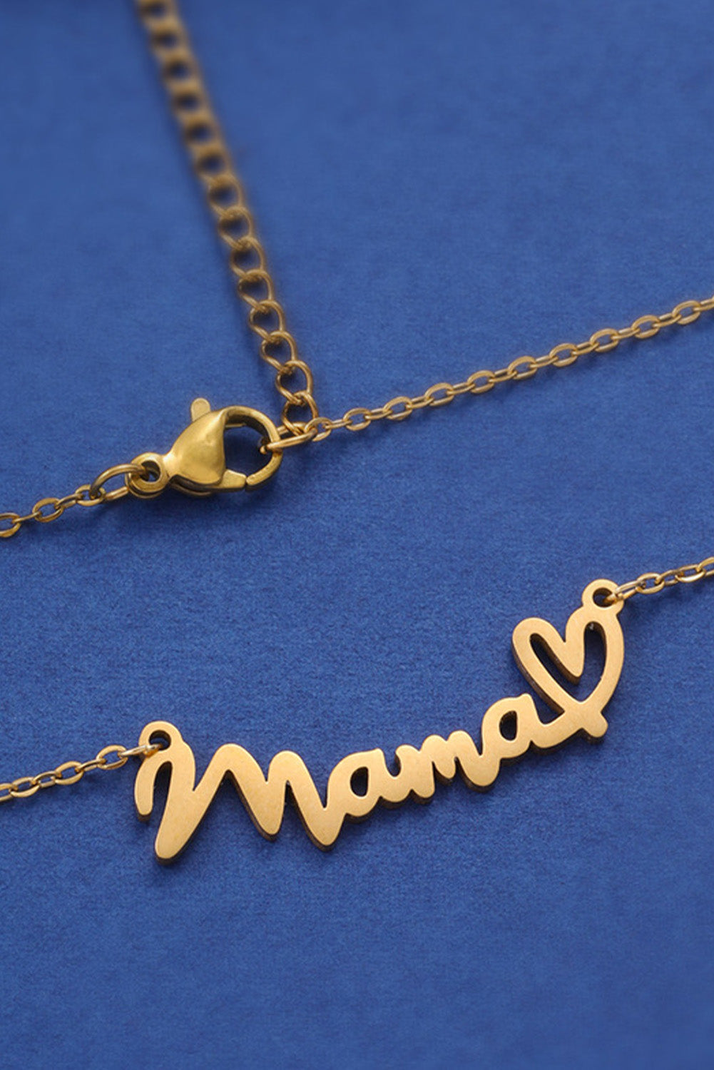 Collier avec pendentif en forme de cœur pour maman