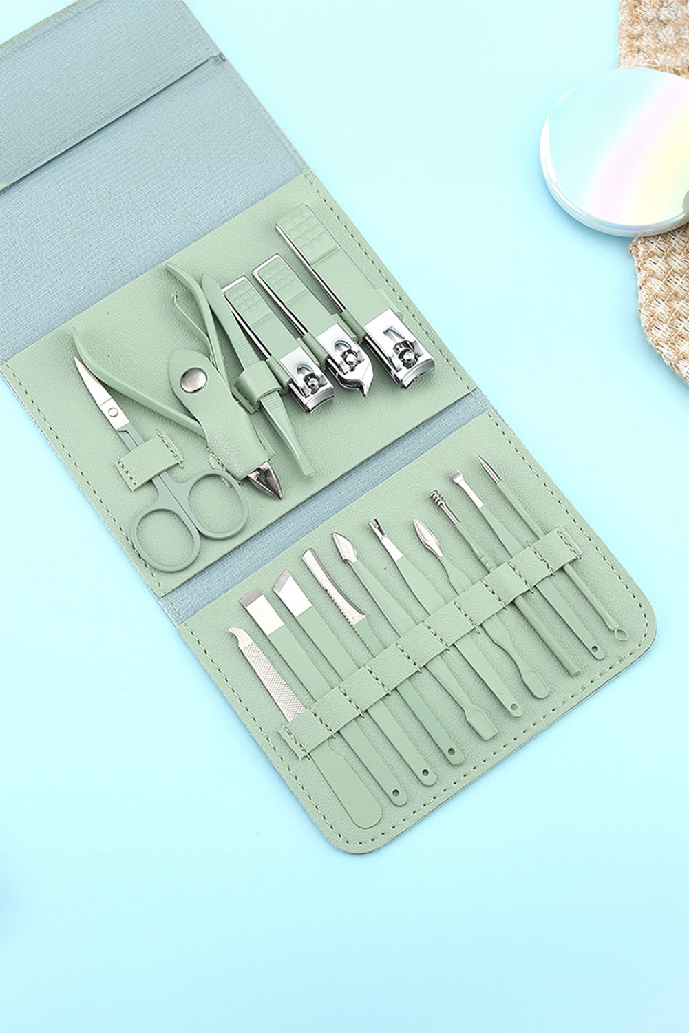 16pcs Portable Manicure Nail Clippers Set