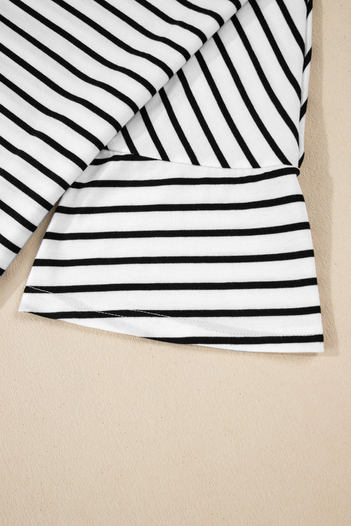 half sleeve scoop neck loose top