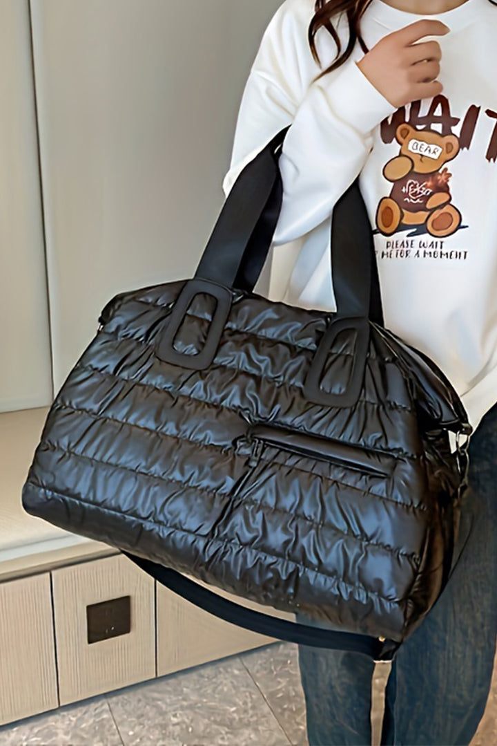 Quilted Puffy Large Capacity Waterproof Duffel Bag