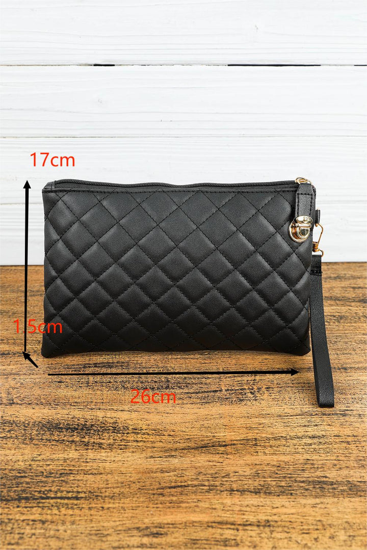 Quilted Leather Wallet Bag