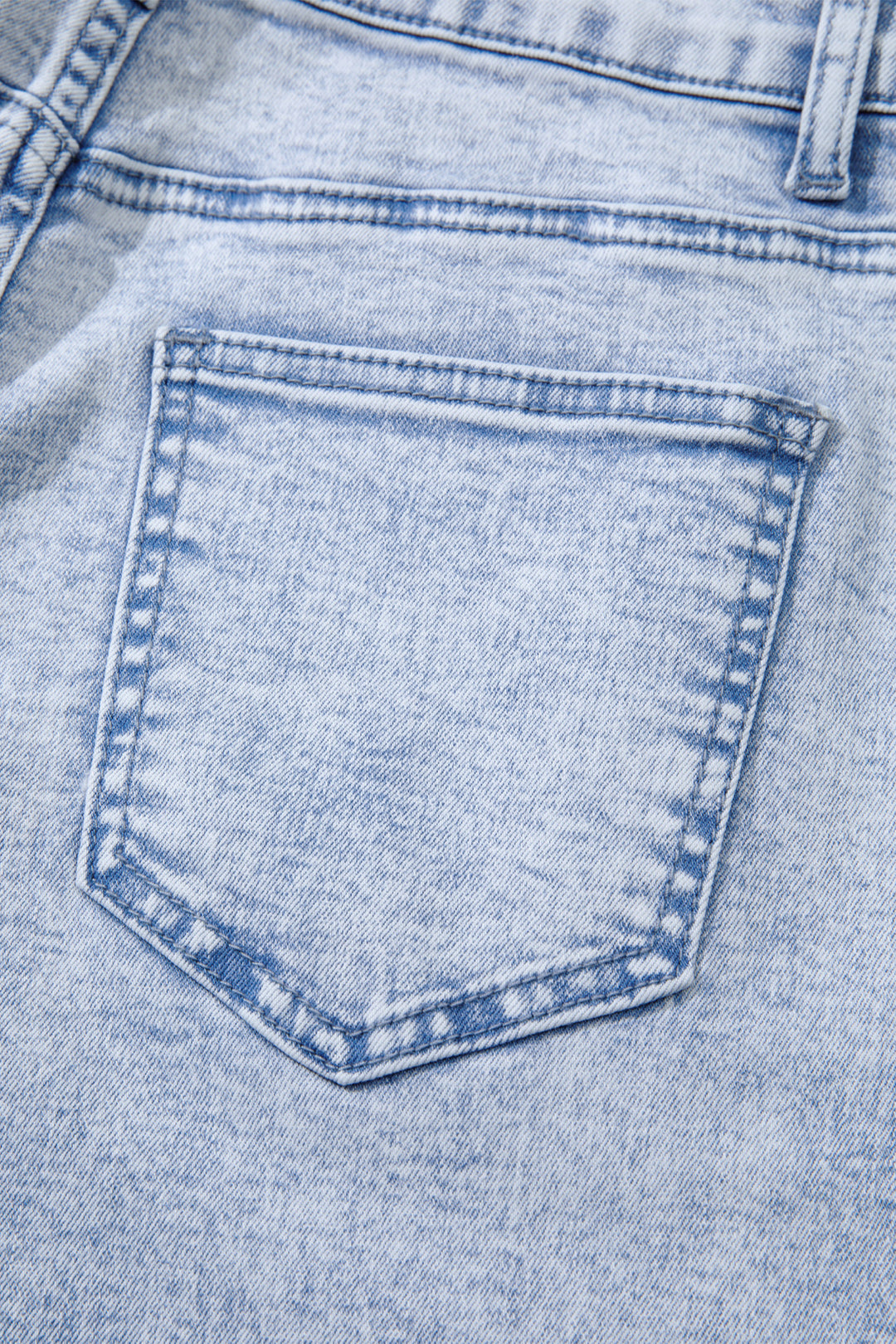 Beau Blue Light Washed Pull On Barrel Jeans