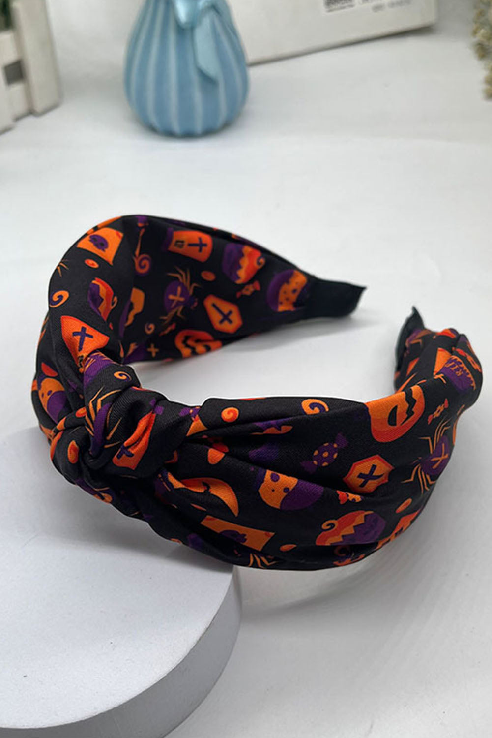 Halloween Pattern Print Knotted Headband
