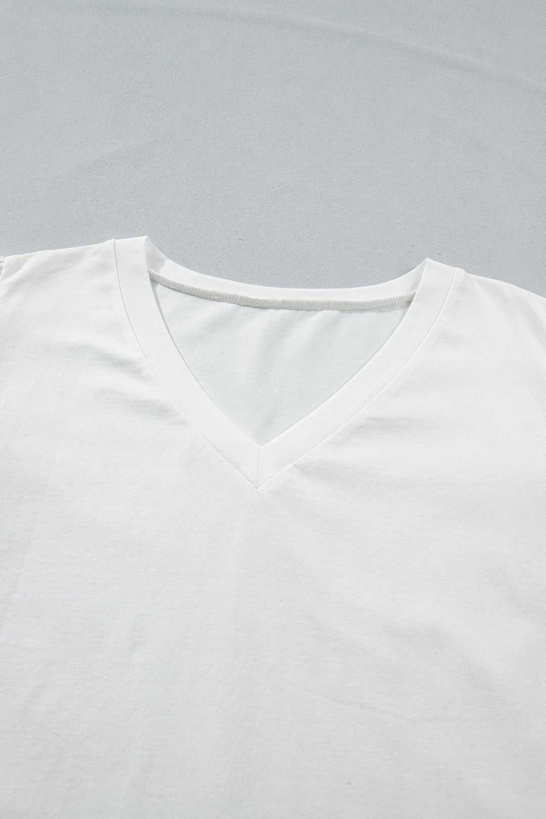 White Eyelet Crochet Splicing Short Sleeve Plus Size Tee