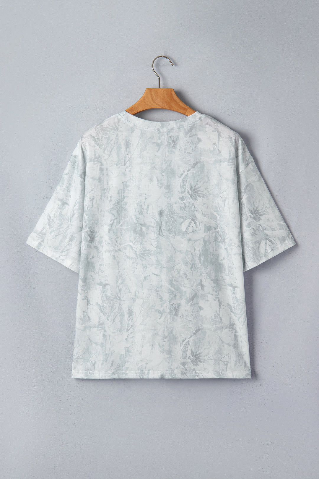 Gray Love Like Jesus Camouflage Oversized T Shirt