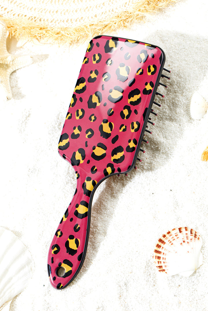Leopard Print Long Handle Air Cushion Comb