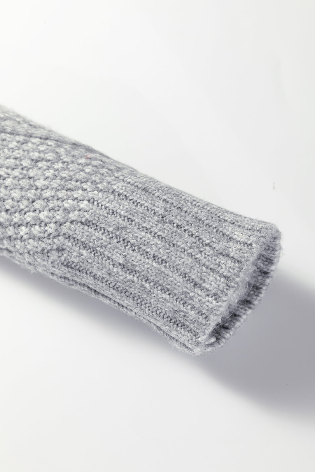 Cable Knit Drop Shoulder Loose Fit Sweater Dress