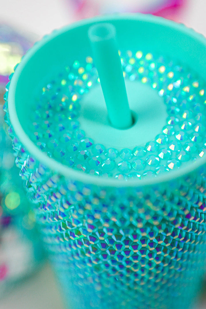 Full Rhinestone Straw Cup 40oz