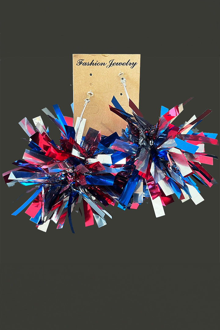 Boucles d'oreilles en guirlandes pour la célébration du 4 juillet