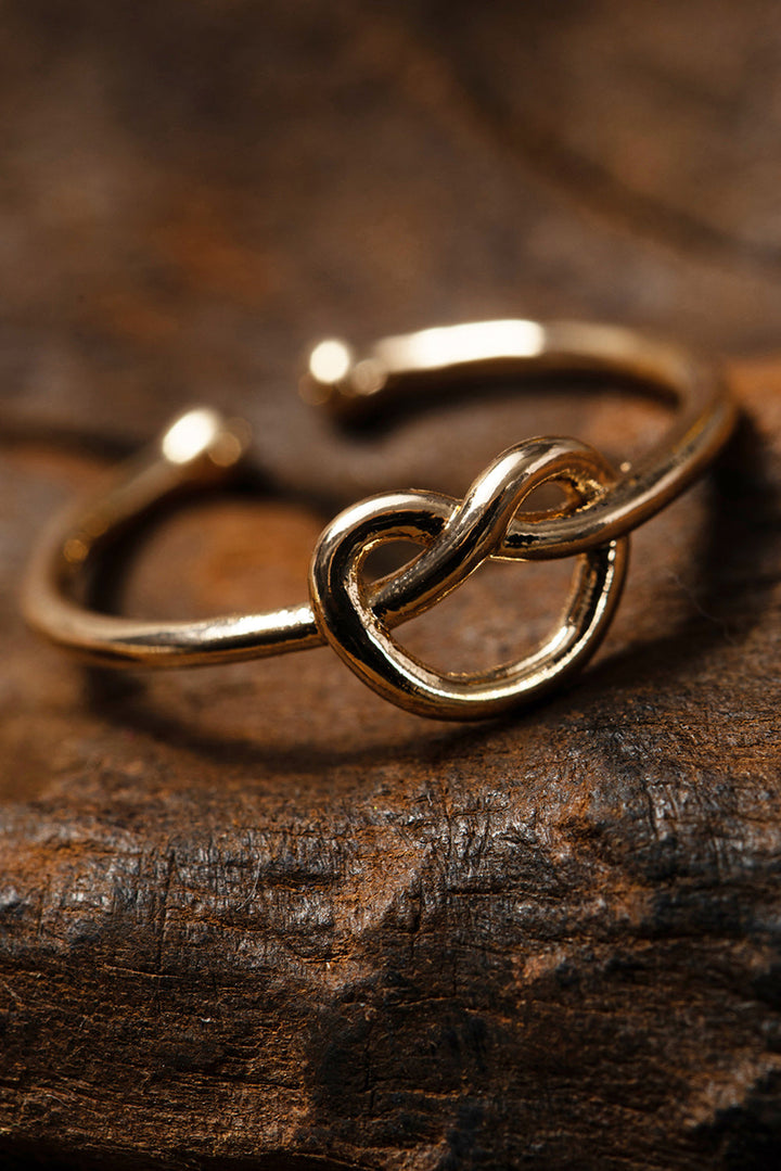 Bague tendance Saint-Valentin Knot A Heart