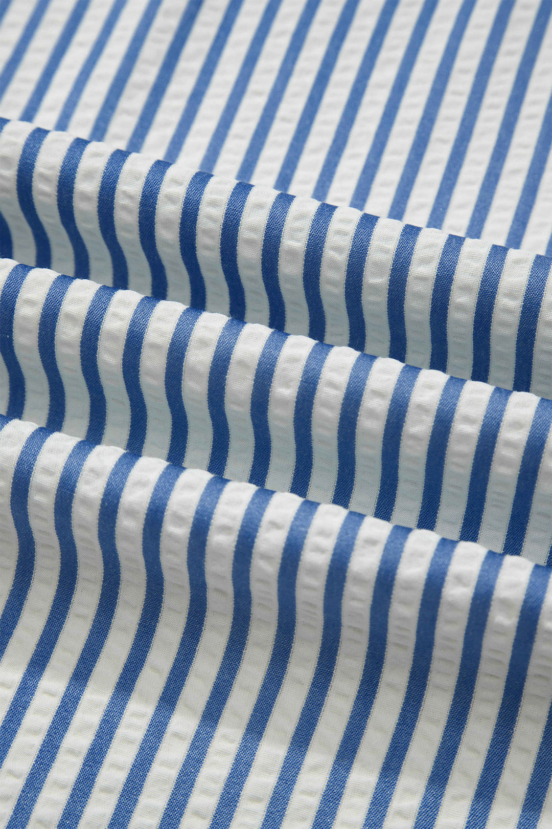 Blue Stripe Drawstring Elastic Waist Ankle Length Shift Pants