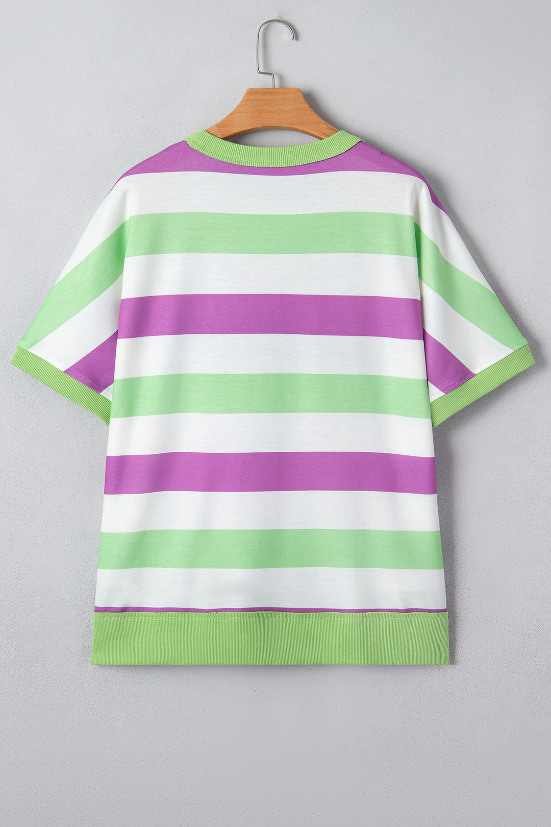 Lucky Clover Embroidered Graphic Dolman Loose Tee