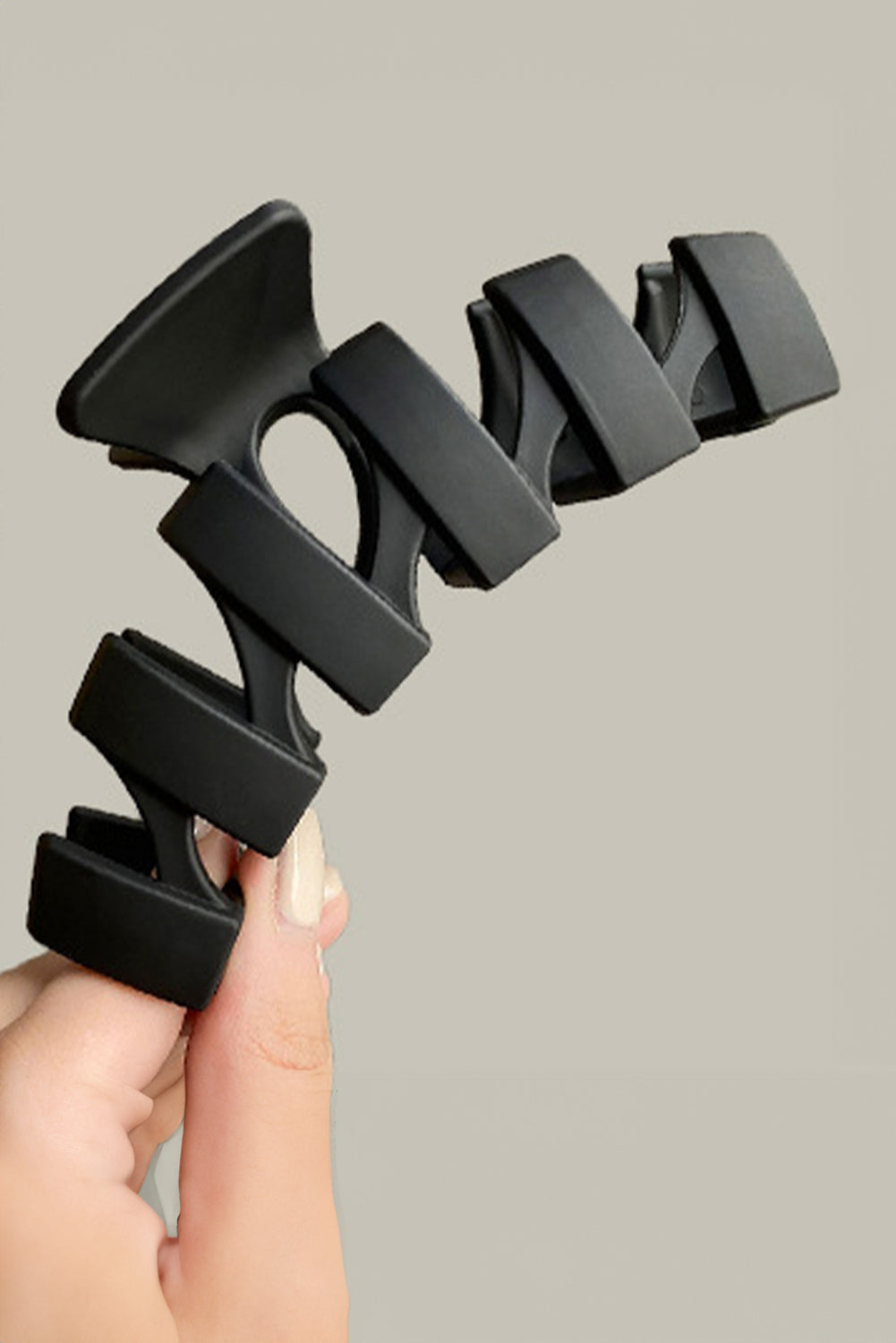 Plastic Resin Non-Slip Large Hair Claw