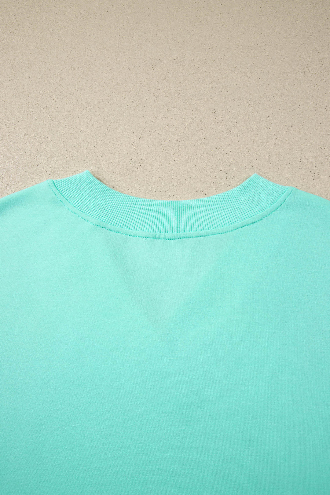 Mint Green V Neck Short Sleeve Top Drawstring Shorts 2pcs Set