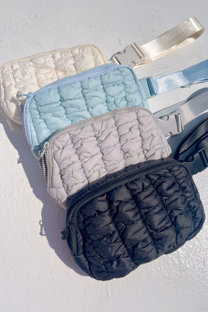 Quilted Puffer Belt Bag Fanny Pack