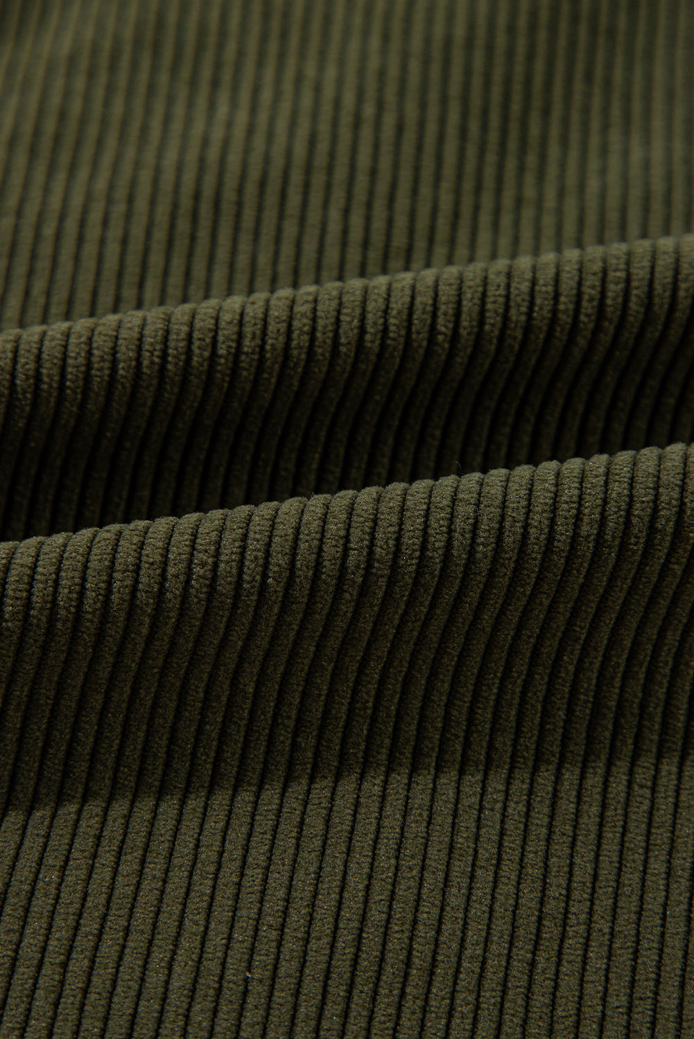 Corduroy Fleece Patchwork Buttoned Bomber Jacket