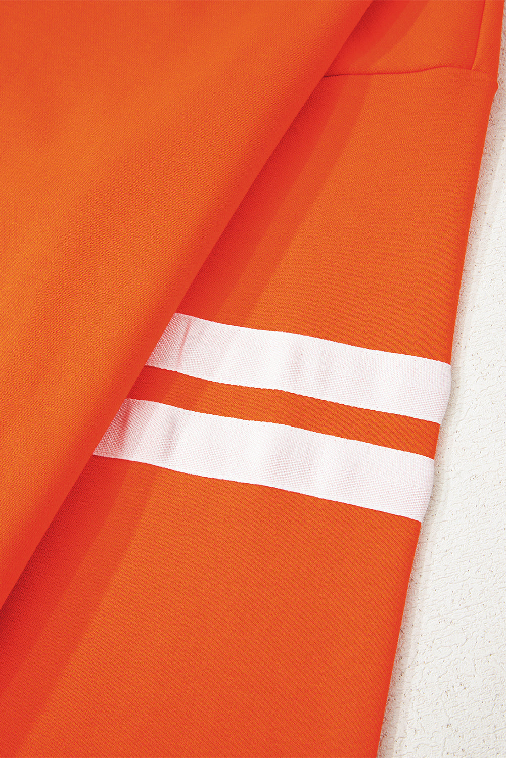 Varsity Striped Detail Drop Shoulder Oversized Sweatshirt