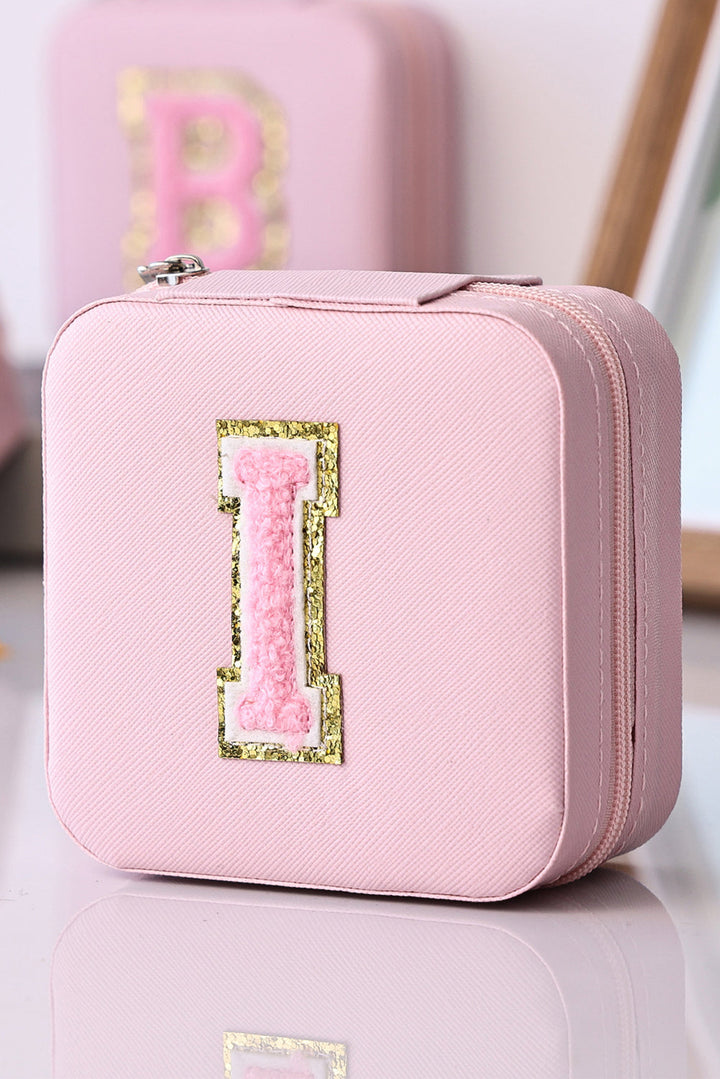 Portable Initial Jewelry Box