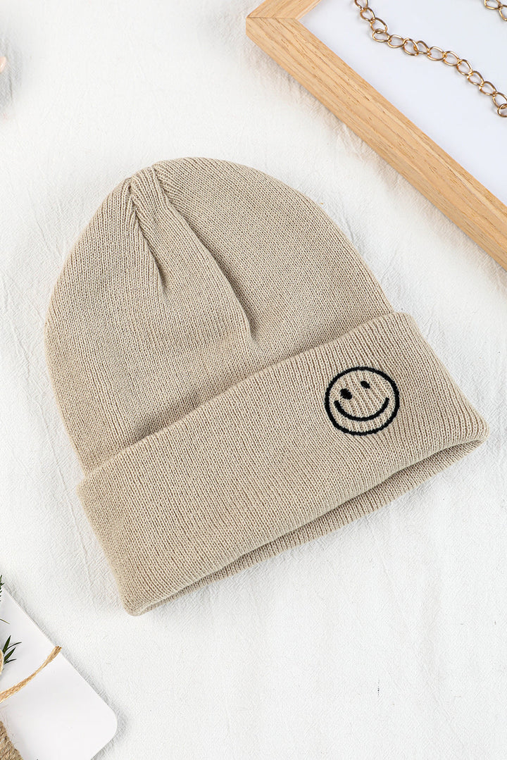 Smiley Face Eaveless Beanie Mützen