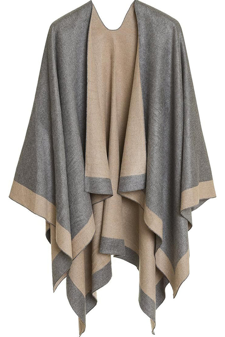 Wickelschal mit Farbblockdesign