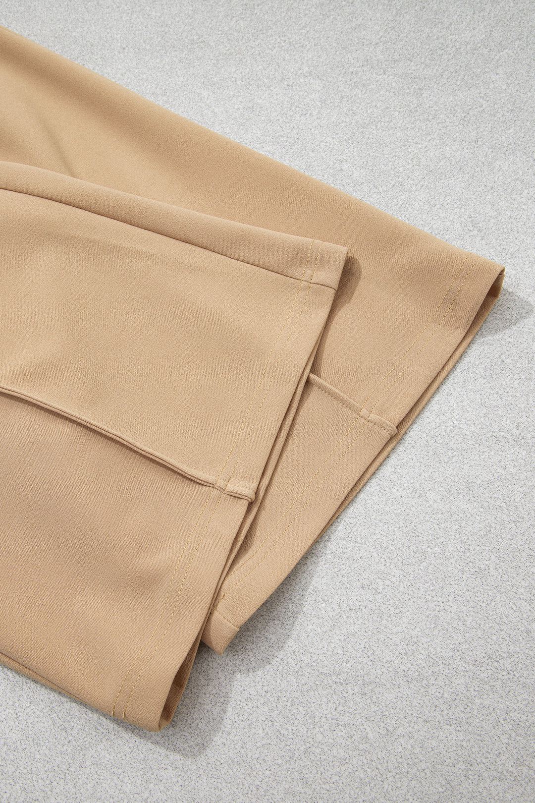 Parchment High Waist Full Length Regular Fit Pants