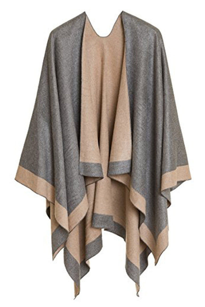 Wickelschal mit Farbblockdesign