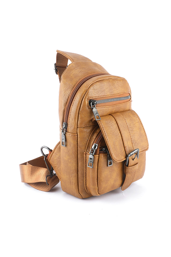 Sac bandoulière vintage multi-poches